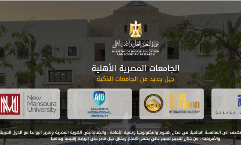 كل ما تريد معرفته عن مستقبل الجامعات الاهلية في مصر