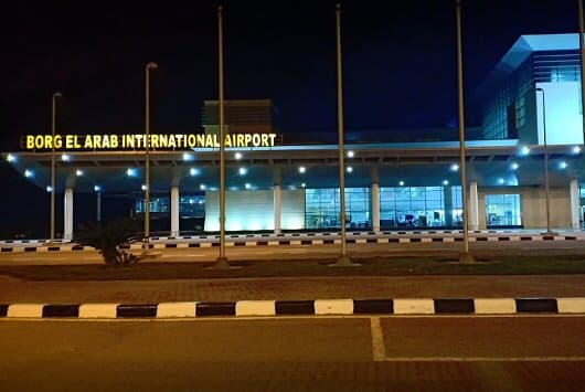 مطار مدينة برج العرب.