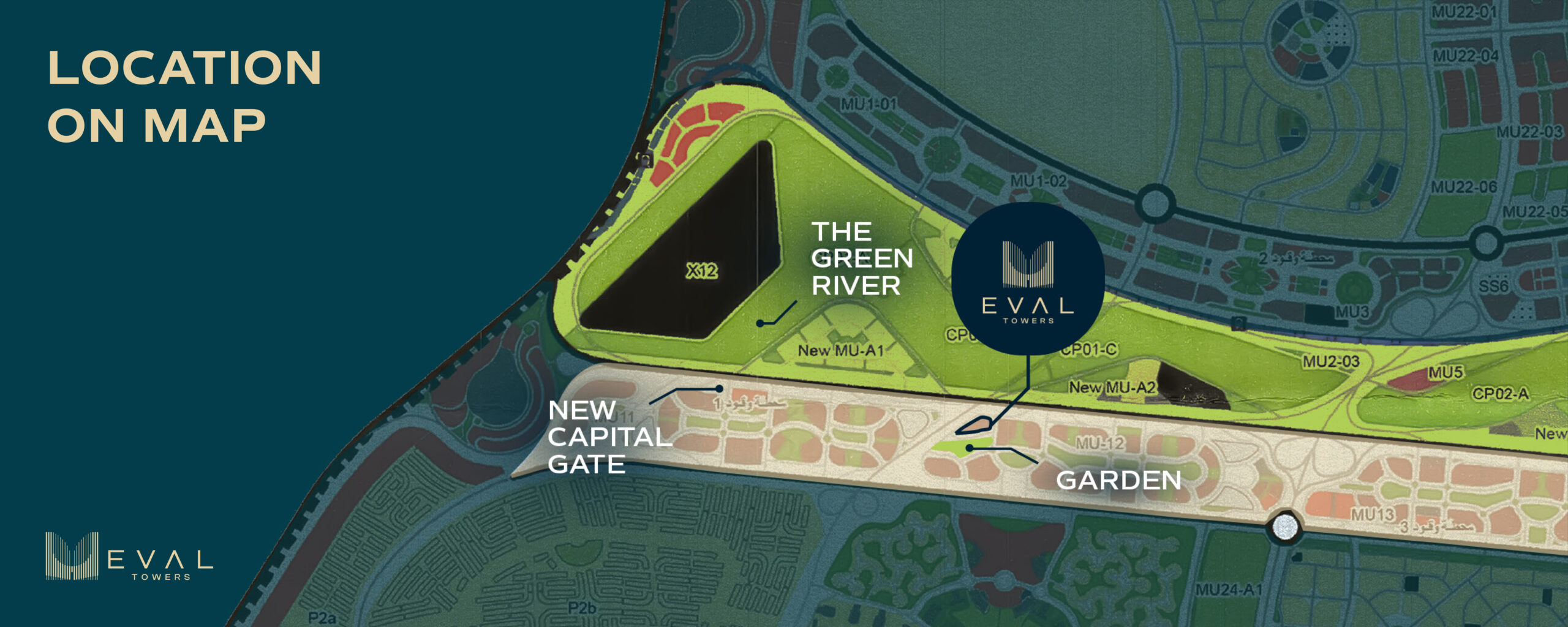 ايفال تاورز EVAL Towers العاصمة الادارية.