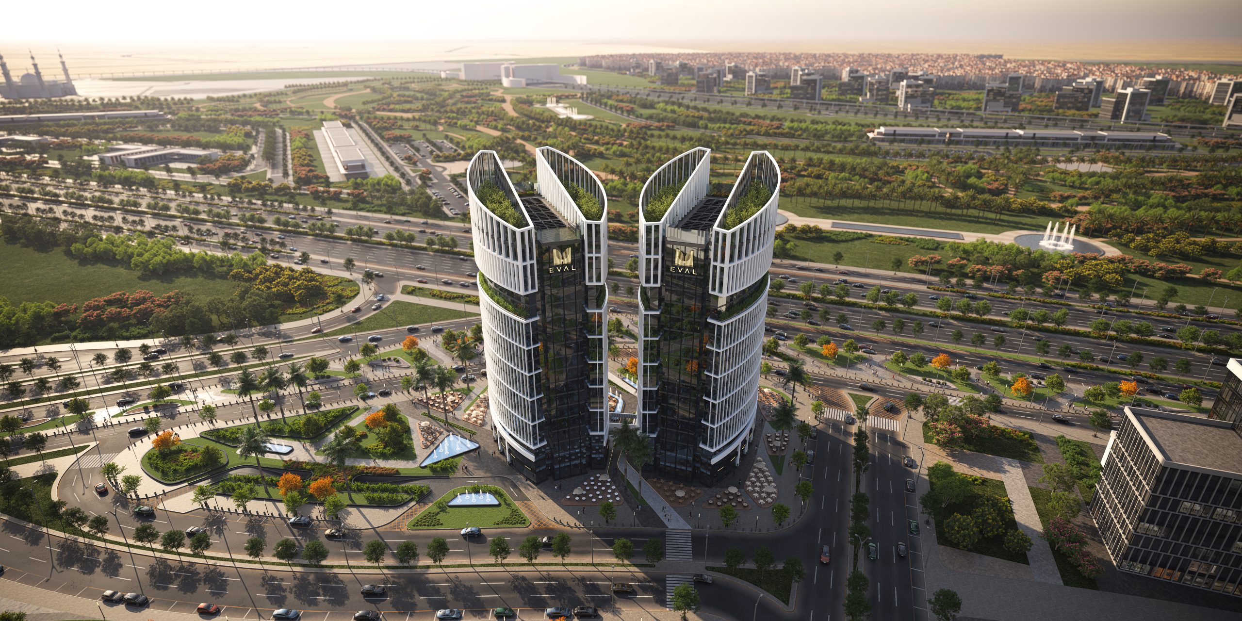 ايفال تاورز EVAL Towers العاصمة الادارية.