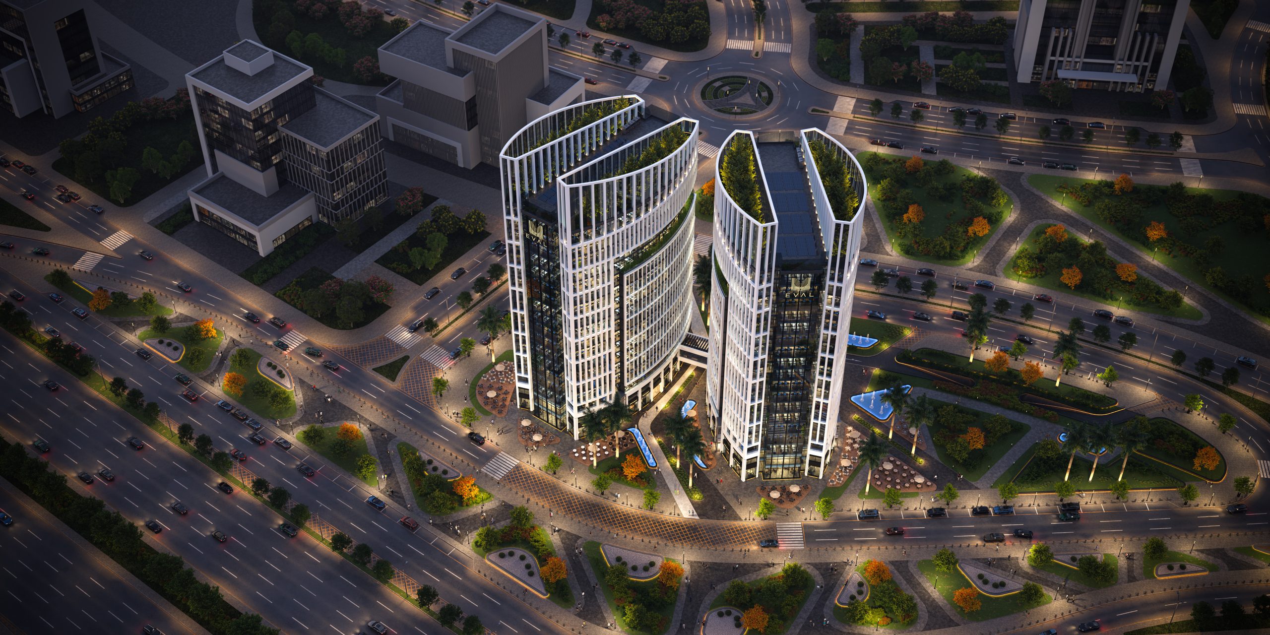ايفال تاورز EVAL Towers العاصمة الادارية.