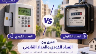 الفرق بين العداد الكودي والعداد القانوني