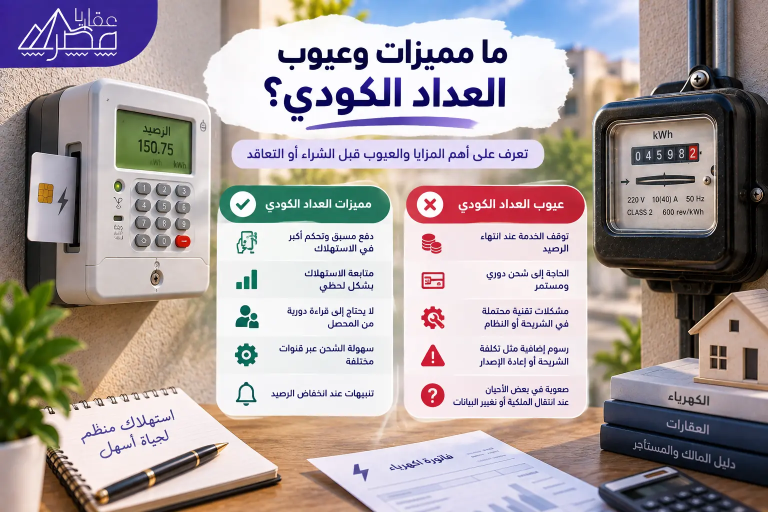 مميزات وعيوب العداد الكودي